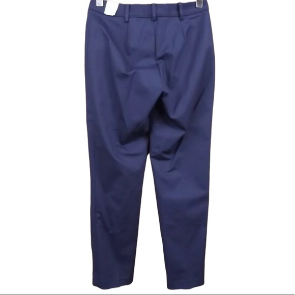 J. McLaughlin Pippa Pant NWT Navy Cotton Rayon Size 8 - Picture 4 of 7
